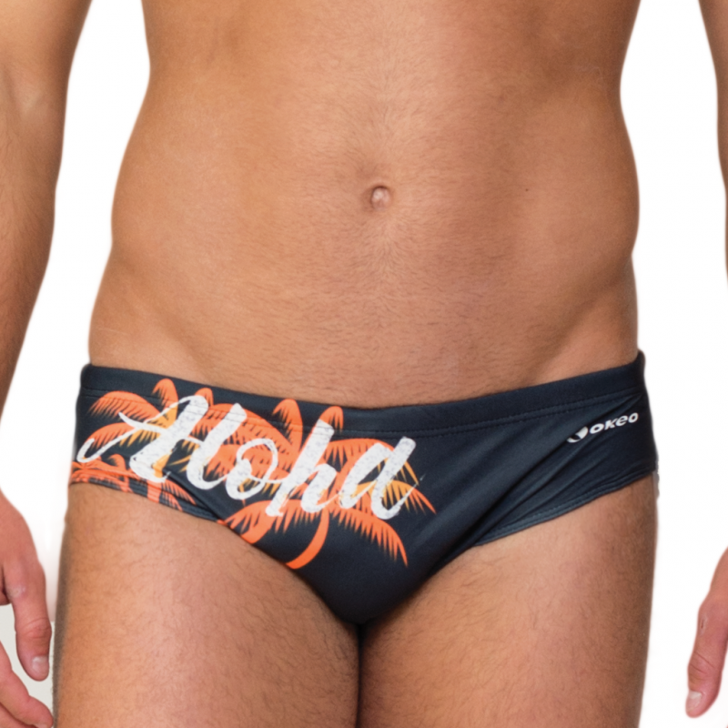 Okeo - Costume Uomo Slip - Palma Okeo - Costume Uomo Slip - Palma