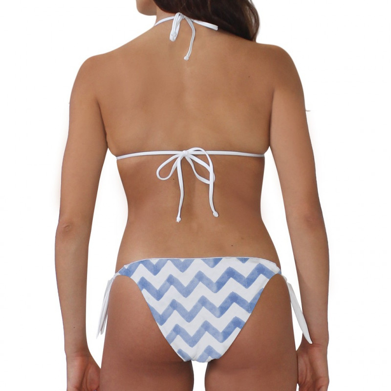 Okeo - Zweiteiliger Badeanzug - Blue Waves Triangel