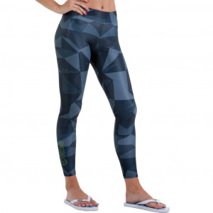 Leggings lunghi donna con stampa allover