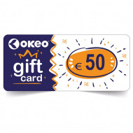 Ecco un'idea regalo utilissima: la GIFT CARD OKEO! Regala a chi vuoi tu un credito di