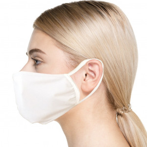 Pack da 10 mascherine SANIMASK Okeo, lavabili e sanificabili realizzate con tessuto perfettamente tr