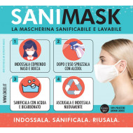 La mascherina SANIMASK Okeo 