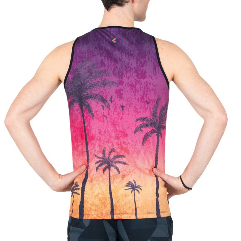 Canotta Uomo Donna Asylvain Con Stampa 3D Colorata - Tessuto Traspirante, Vestibilità Unisex, Taglie S-XXL