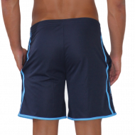 Bermuda unisex con tasche e banda laterale stampata.
