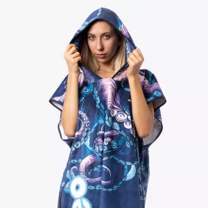 Microfibre poncho KRAKEN