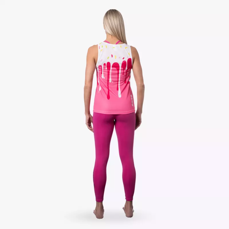 Damen-Tanktop mit Cupcake-Motiv