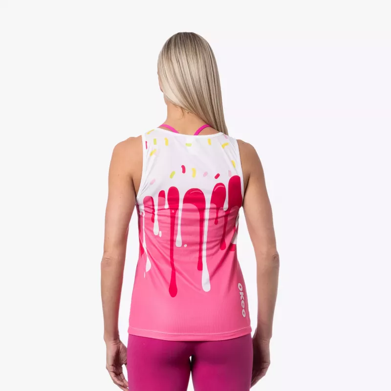 Damen-Tanktop mit Cupcake-Motiv