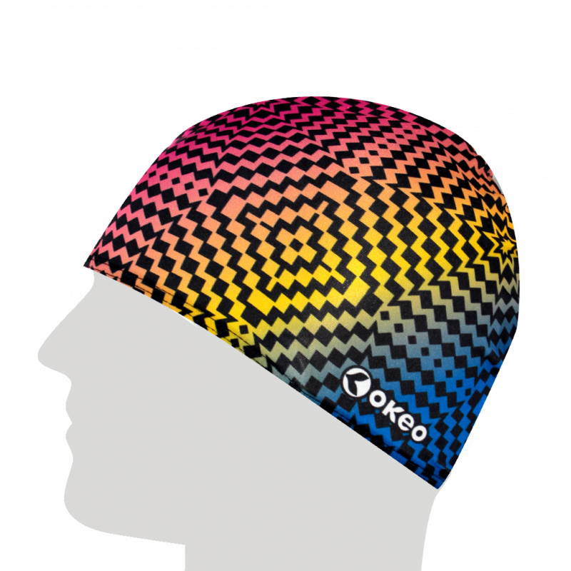 Okeo - Cuffia Lycra Graphics - Multicolor Okeo - Cuffia Lycra Graphics - Multicolor