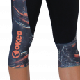 Leggings donna per il fitness con inserti stampati.