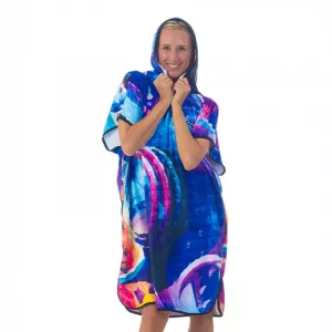 Poncho aus Mikrofaser von TURBOSHARK