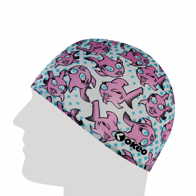 Cuffia da nuoto per bambini in Lycra PBT, morbida e coloratissima.Taglia S. Cuffia da nuoto per bambini in Lycra PBT, morbida e coloratissima.Taglia S.