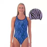 MASAI One-Piece Swimsuit + Silicone Cap