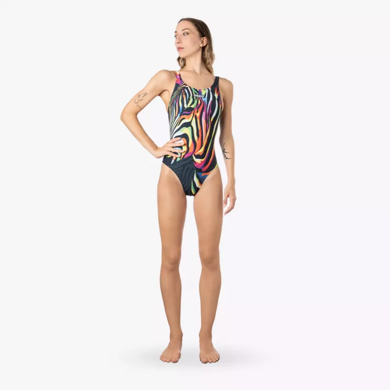 Women's ZEBRA one-piece swimsuit