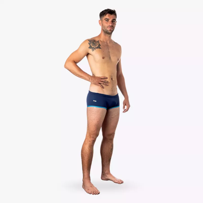 Maillot de bain shorty homme BLEU CIEL