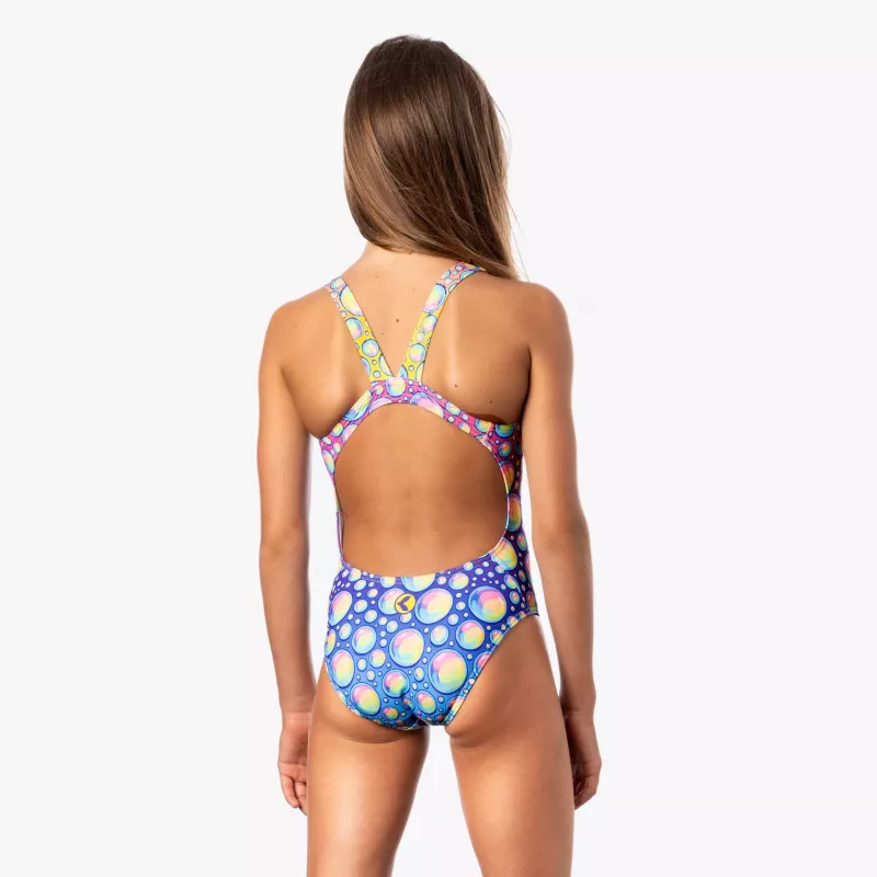 BIG BUBBLES one-piece swimsuit for girls