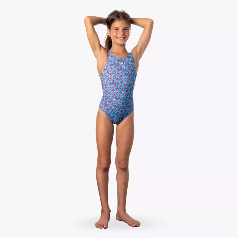 BUTTERFLY one-piece swimsuit for girls