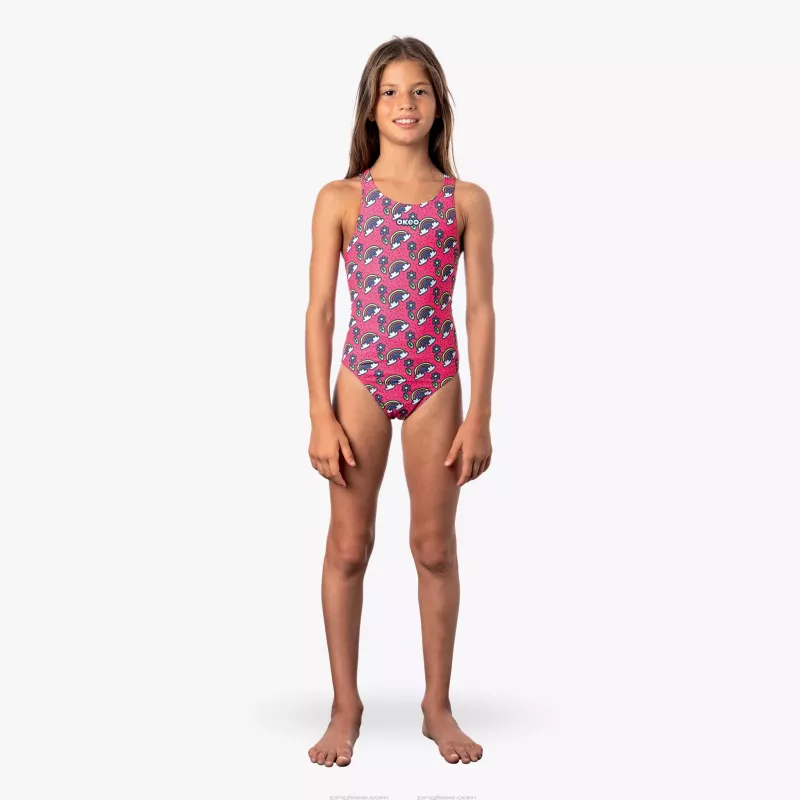 Maillot de bain une pièce MAGENTA pour fille