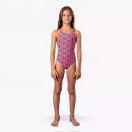 MAGENTA one-piece swimsuit for girls