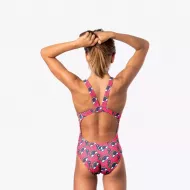 MAGENTA one-piece swimsuit for girls