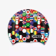 Bonnet de bain silicone WORLD