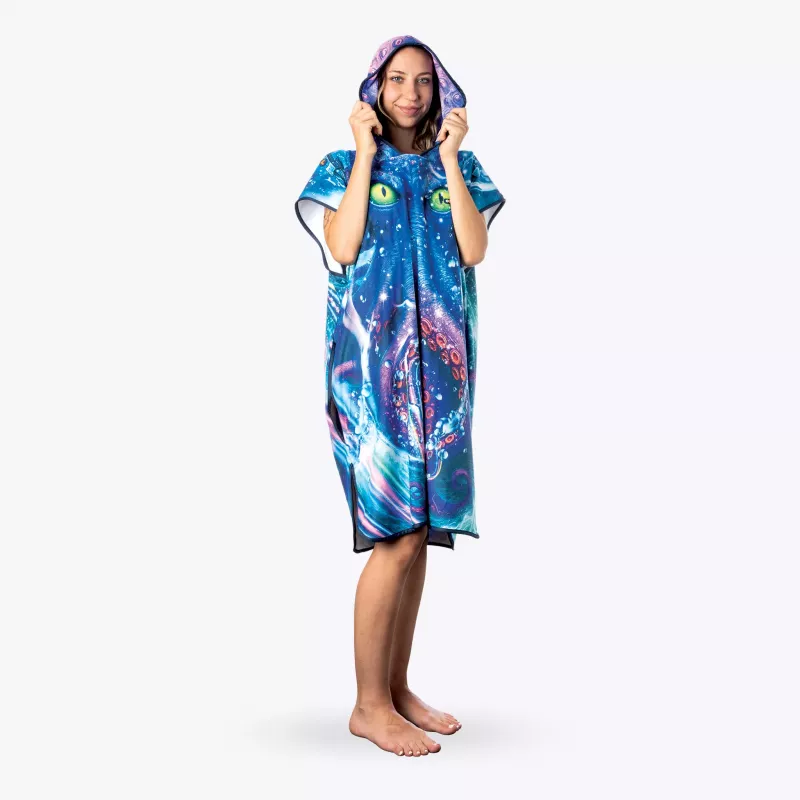 Poncho en microfibre OCTOPUS