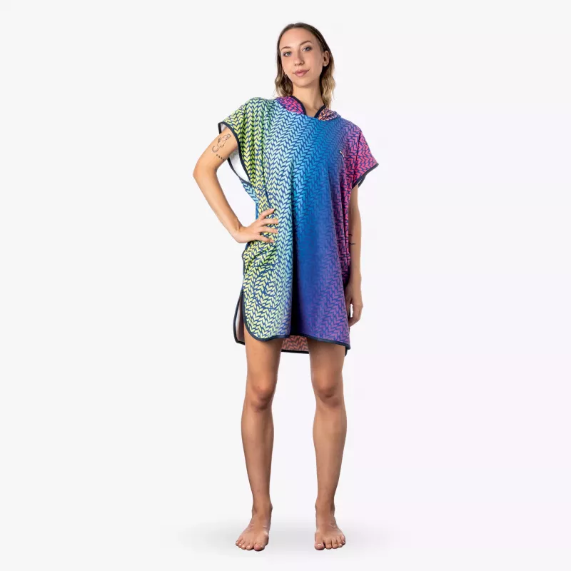 Microfibre poncho LACE