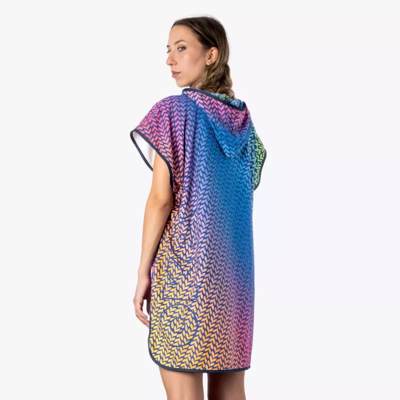 Poncho microfibre DENTELLE