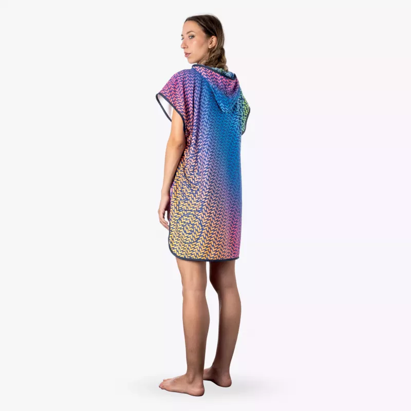 Microfibre poncho LACE