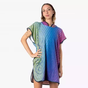 Microfibre poncho LACE