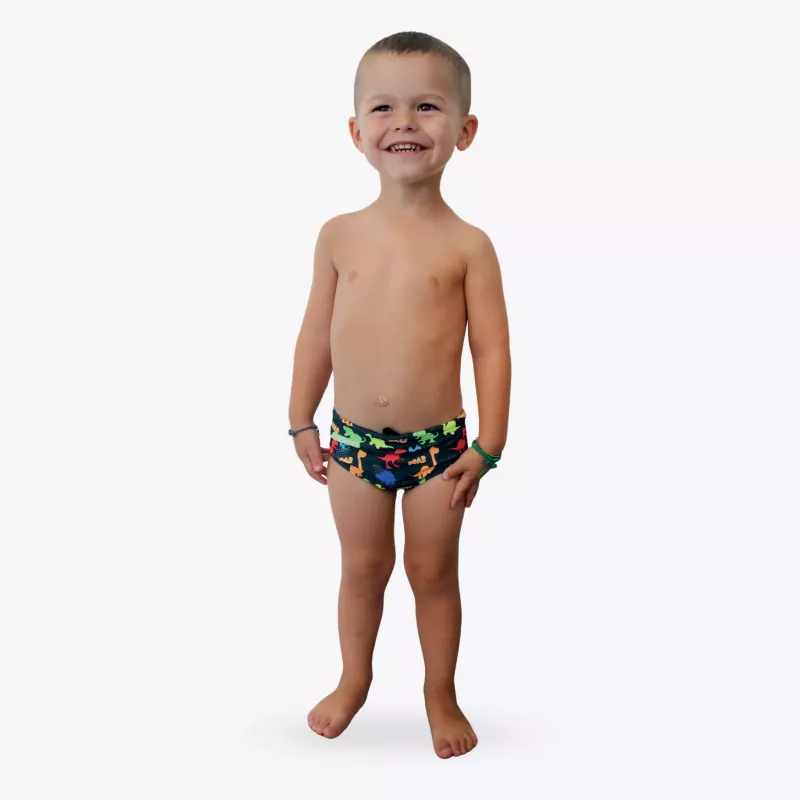 Slip de bain bébé DINO