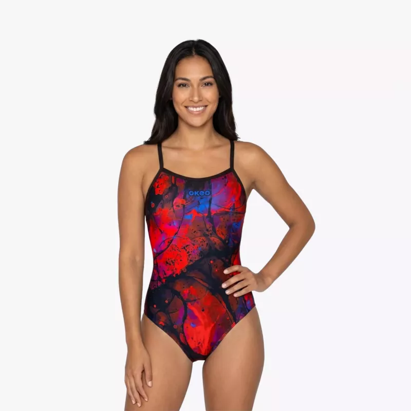 Costume intero donna VERMIGLIO