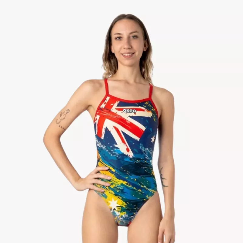 AUKLAND Damen-Einteiler-Badeanzug