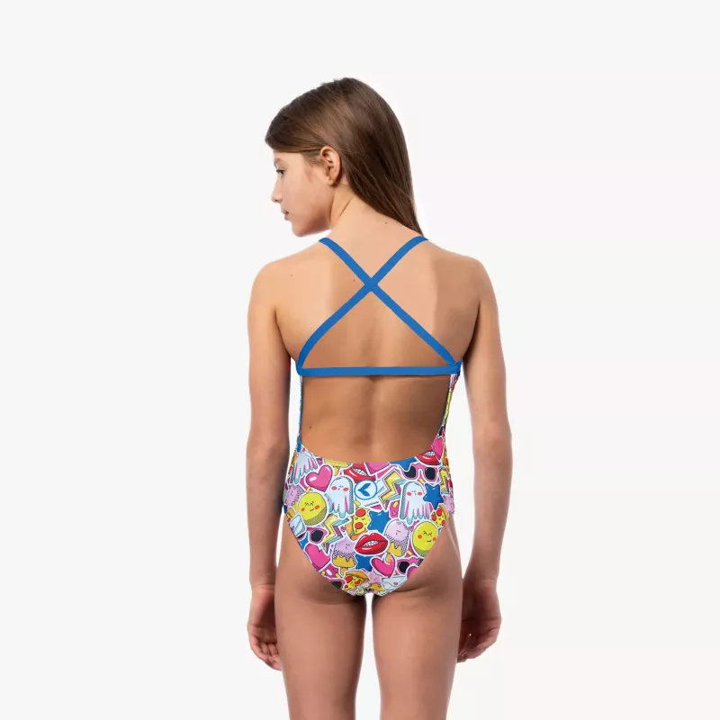 Girls' one-piece swimsuit VITTORIA