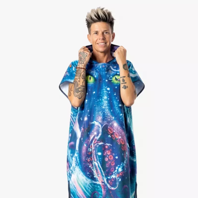 Poncho en microfibre OCTOPUS