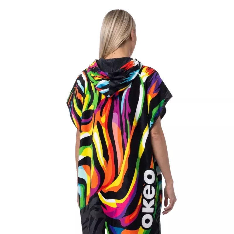 Poncho microfibra ZEBRA