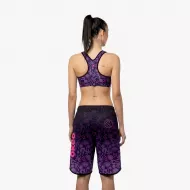 Unisex-Shorts in Lila-Sonnenuntergang