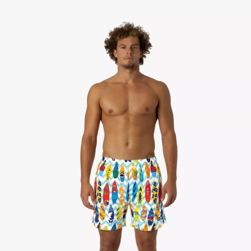 ALOHA Herren-Badeboxershorts