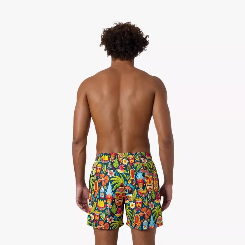 HAKA Herren-Badeboxershorts