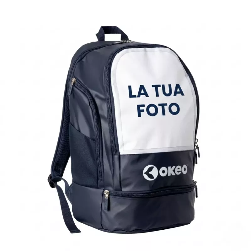 Customized Blue Champion Backpack