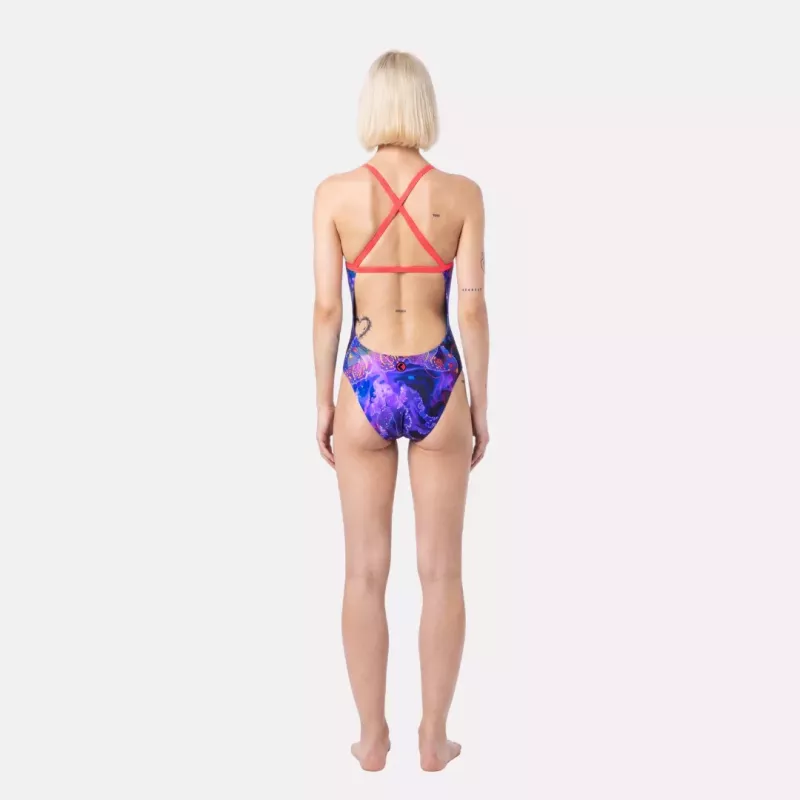 JELLY Damen-Einteiler-Badeanzug
