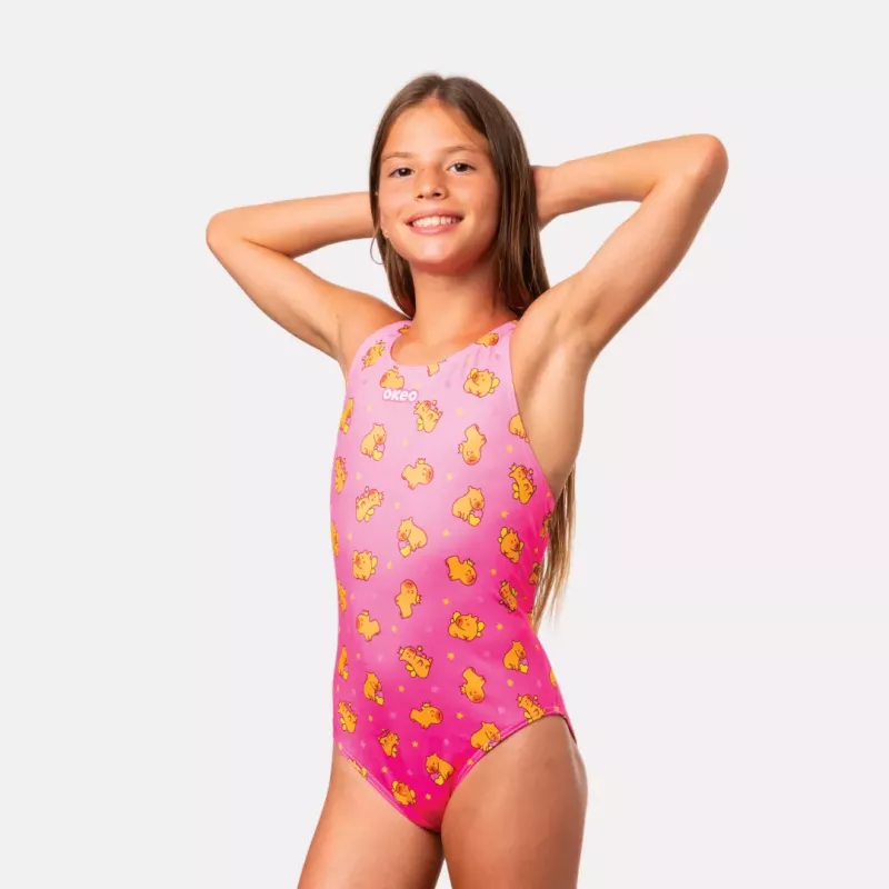 Costume intero bambina CAPIBARA