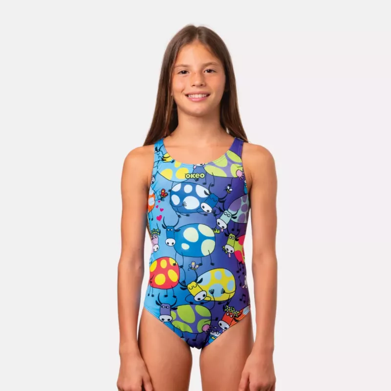 MILKY one-piece swimsuit for girls